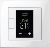 Programmierbarer Universal-Temperaturregler-Einsatz mit Touch-Display von Merten 