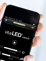 Brumberg - vitaLED smart: Farblichtsteuerung per Handy oder Tablet